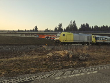 Graffiti Train - Photo by gisela88 - knete, keule, kiecher