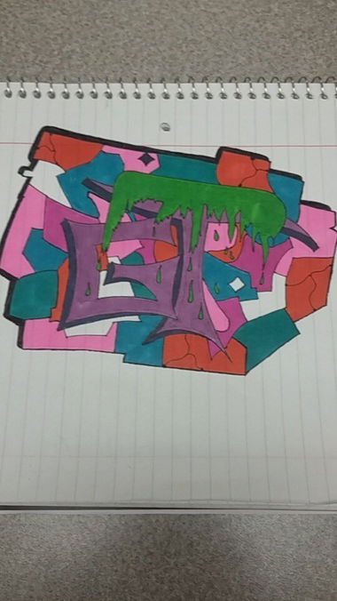 Graffiti Sketch - Photo by glok - Piece (2016)