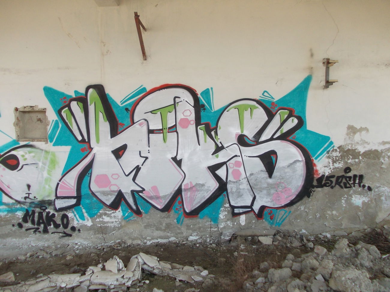 Graffiti Wall - Photo by goes1 - goes, niks, graffiti (2015)