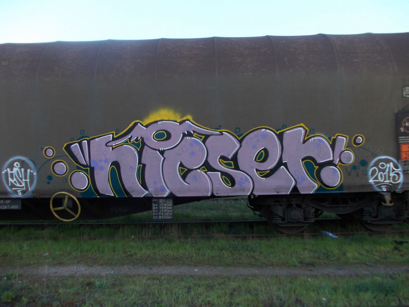 Graffiti Train - Photo by goes1 - freight, fr8, goes (2015)