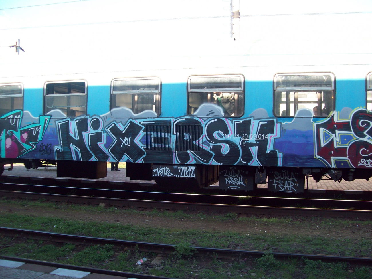 Graffiti Train - Photo by goes1 - train, panel, goes (2012)