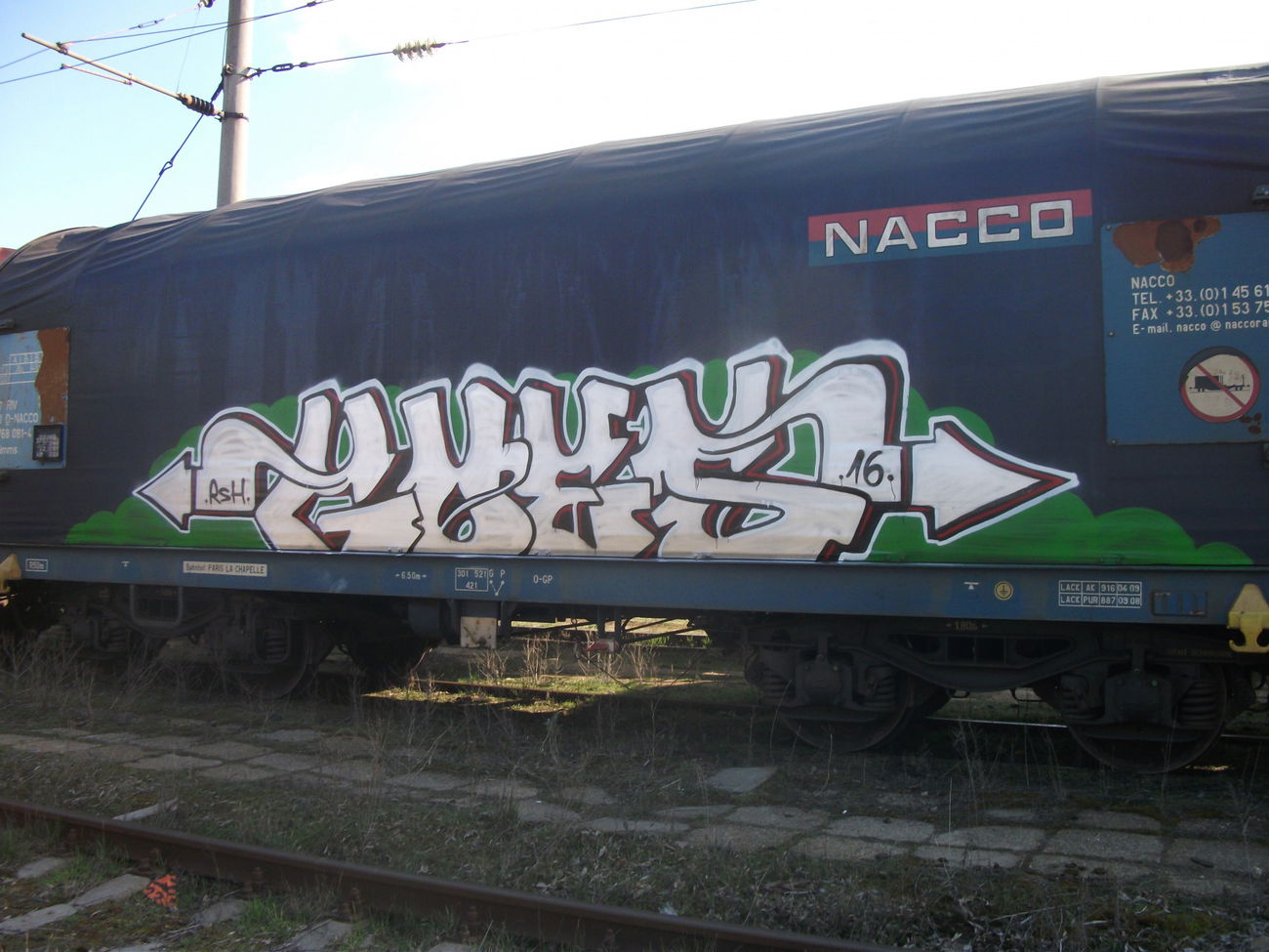 Graffiti Train - Photo by goes1 - fr8, freight, panel (2016)