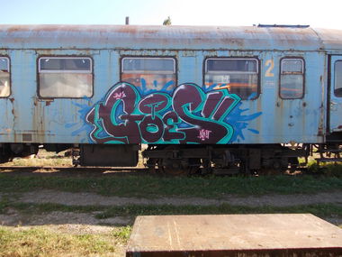 Graffiti Train - Photo by goes1 - goes, niks, train (2014)