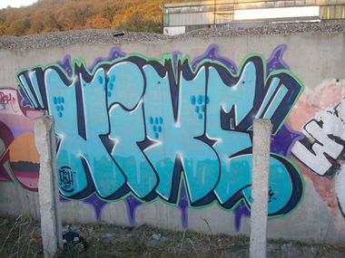 Graffiti Wall - Photo by goes1 - nixe, wall, graff (2014)
