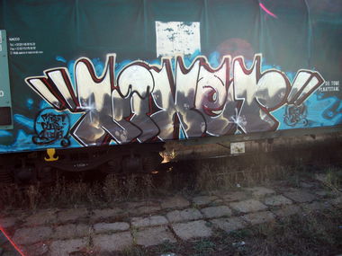 Graffiti Train - Photo by goes1 - fr8, freight, panel (2015)