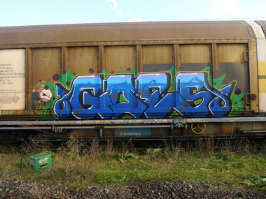 Graffiti Train - Photo by goes1 - fr8, freight, panel (2016)