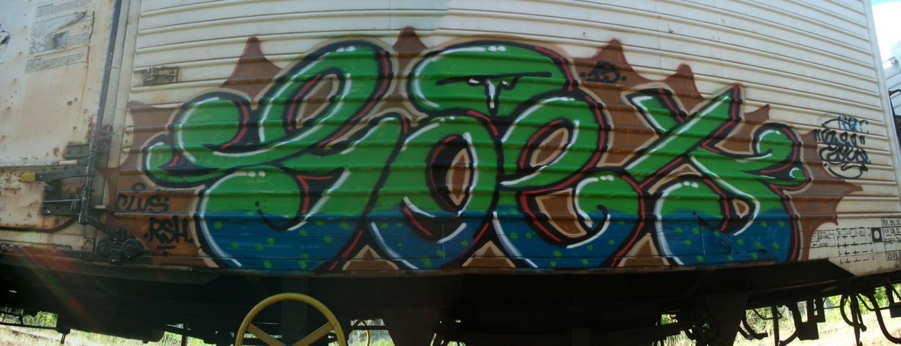 Graffiti Train - Photo by goes1 - freight, fr8, goes (2015)