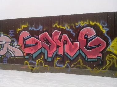 Graffiti Bombing - Photo by goneOne