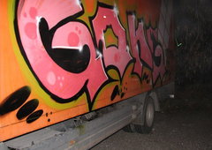 Graffiti Bombing - Photo by goneOne