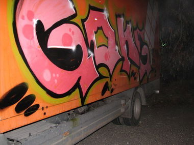 Graffiti Bombing - Photo by goneOne