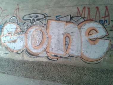 Graffiti Bombing - Photo by goneOne