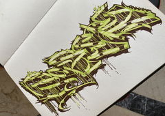 Graffiti Sketch in Turkey - Photo by gonzalo47 - wildstyle, graffiti (2020)