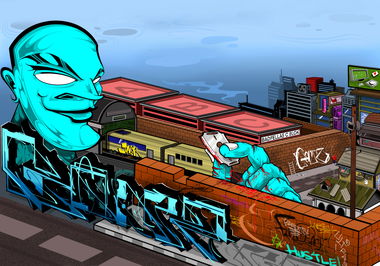 Graffiti Sketch in Turkey - Photo by gonzalo47 - graffiti, illustration, sketch (2020)