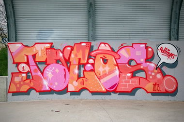 Graffiti Wall in Halle - Photo by goodhuman - tacos, ksm, halle