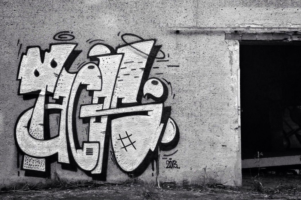 Graffiti Bombing in Halle - Photo by goodhuman - graffiti, tacos, piece
