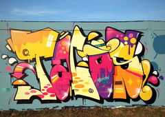 Graffiti Wall in Halle - Photo by goodhuman - graffiti, tacos, piece