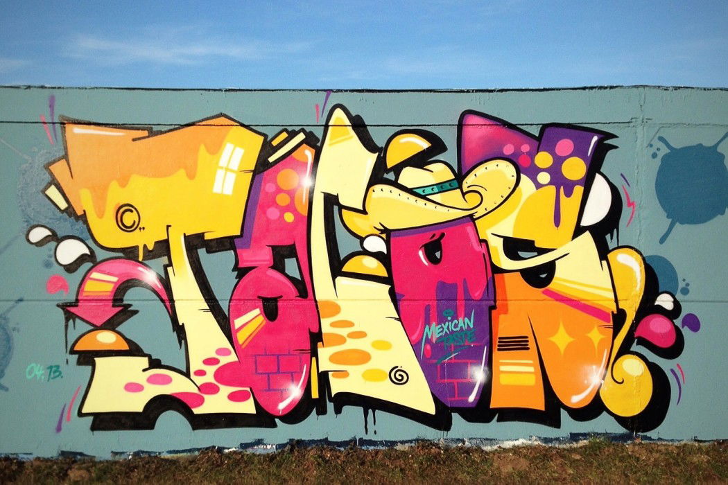 Graffiti Wall in Halle - Photo by goodhuman - graffiti, tacos, piece