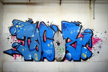 Graffiti Wall in Halle Saale - Photo by goodhuman - tacos, ksm, urban (2012)