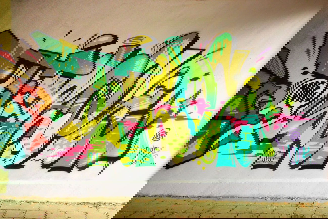 Graffiti Wall - Photo by goodhuman - tacos, tacosone, ksm (2013)
