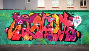 Graffiti Wall - Photo by goodhuman - tacosone, tacos, hads (2014)