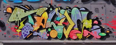 Graffiti Wall in Halle - Photo by goodhuman - tacos, tacosone, halle