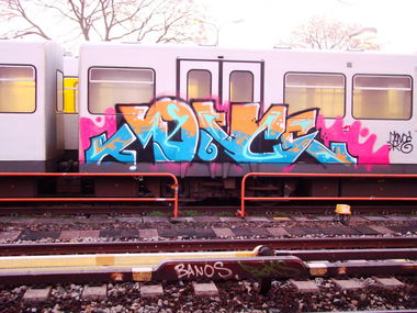 Graffiti Train - Photo by goryl - Monce, Wienn