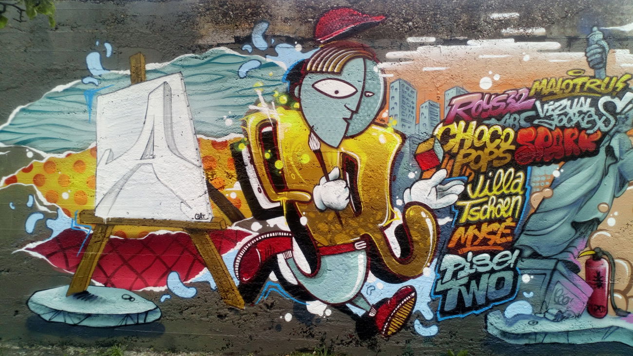 Graffiti Wall - Photo by graffforlife - Colmar