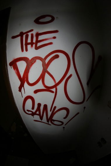 Graffiti Wall - Photo by graffiti_bs - The, DOQS, GANG (?)