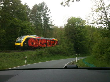 Graffiti Wall in Niedererbach - Photo by graffnoel