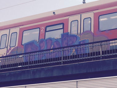 Graffiti Train - Photo by graffocalypse - Piur, Graffiti, Train (2015)