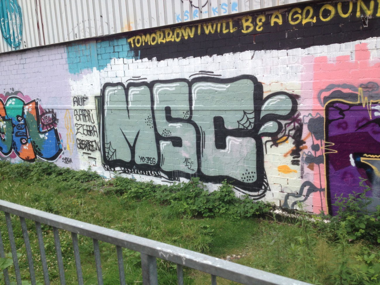 Graffiti Wall - Photo by graffocalypse - Msc, Crew, Düsseldorf (2015)