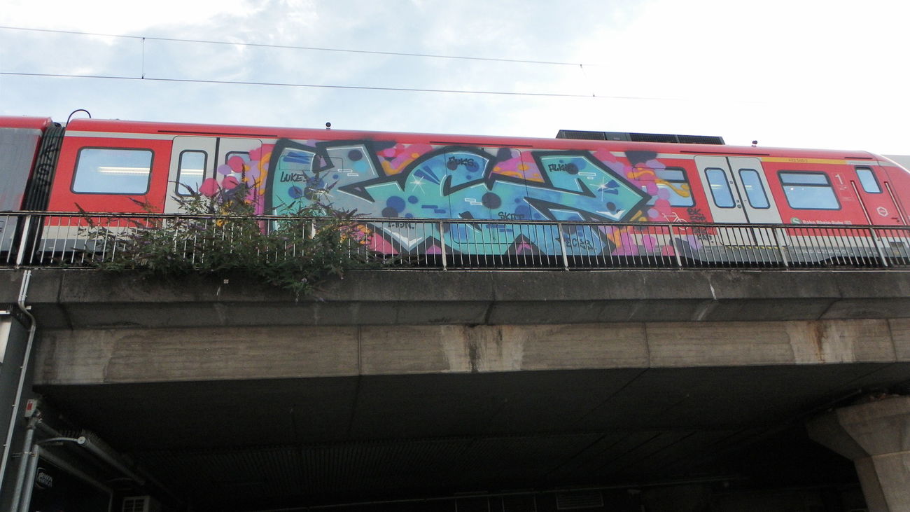 Graffiti Train - Photo by graffocalypse - kgz, graffiti, 2015 (2015)