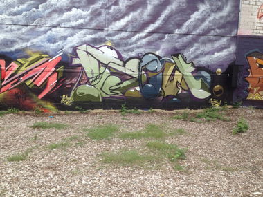 Graffiti Wall - Photo by graffocalypse - Pout, cops, Crew (2015)
