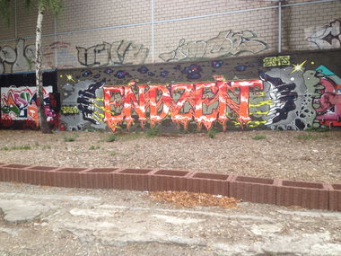 Graffiti Wall - Photo by graffocalypse - Endzeit, King, Graffiti (2015)