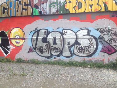 Graffiti Wall - Photo by graffocalypse - Cops, Rebel, Graffiti (2015)