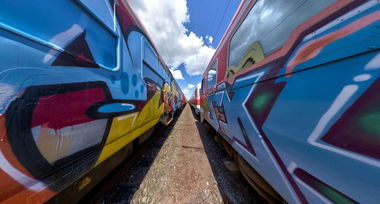 Graffiti Train - Photo by grafpano