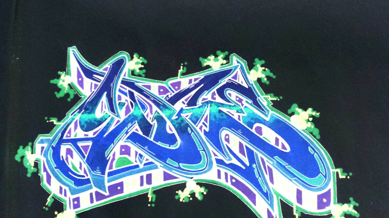 Graffiti Sketch - Photo by grams187 - EDGE, wildstyle, blackbook (2015)