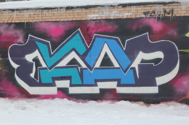 Graffiti Bombing in Mytischi - Photo by greybluewarrior - ekap, standart, tsm