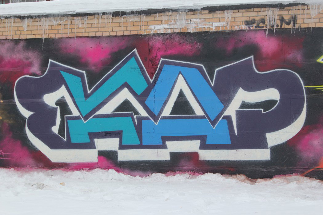 Graffiti Bombing in Mytischi - Photo by greybluewarrior - ekap, standart, tsm