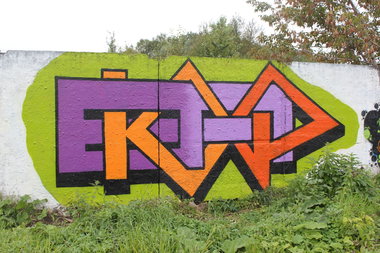 Graffiti Wall in Mytishchi - Photo by greybluewarrior - ekap, tsm, iecap (2013)