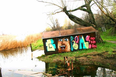 Graffiti Wall in Dnipropetrovs\\\'k - Photo by grome (2013)