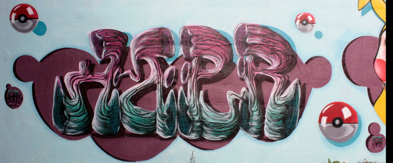 Graffiti Wall - Photo by haer1 - Haer, Ovao, WIM (2016)