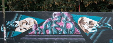 Graffiti Wall - Photo by haer1 - Unna, Haer, Ovao (2016)