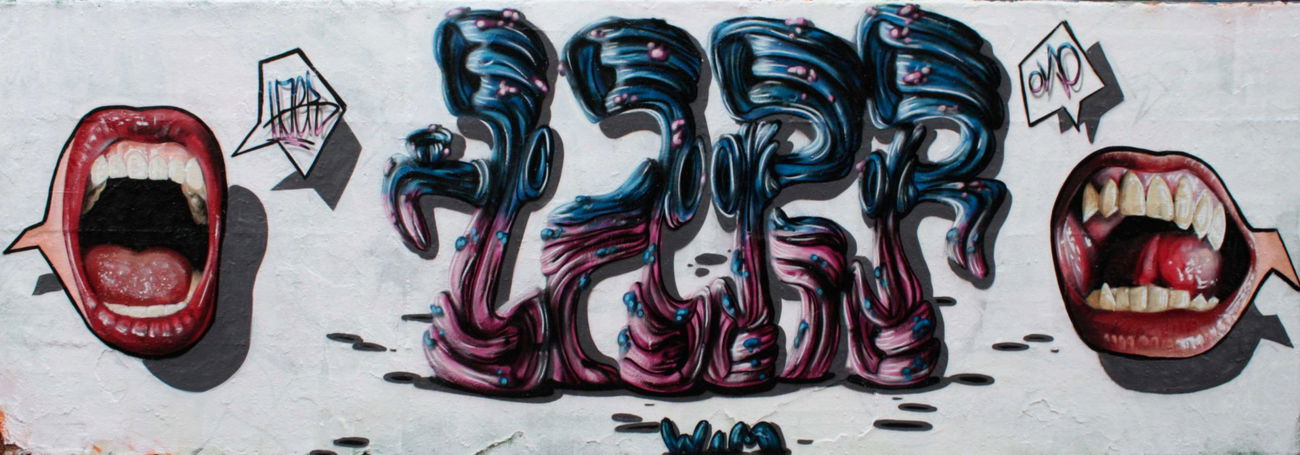 Graffiti Wall - Photo by haer1 - Haer, Ovao, WIM (2016)