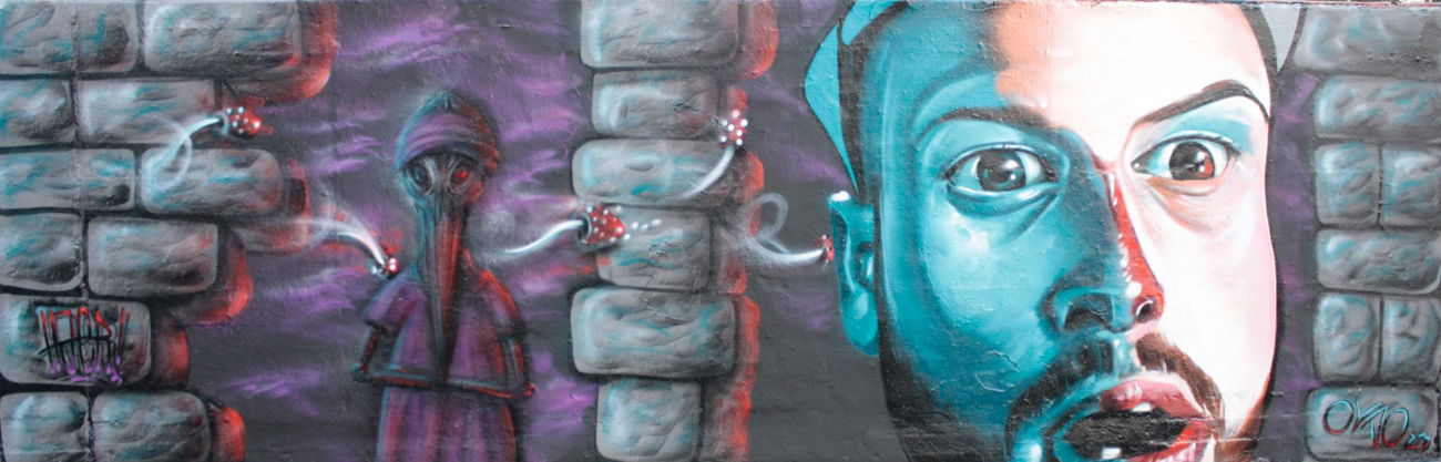 Graffiti Wall - Photo by haer1 - Character, Haer, Ovao (2016)