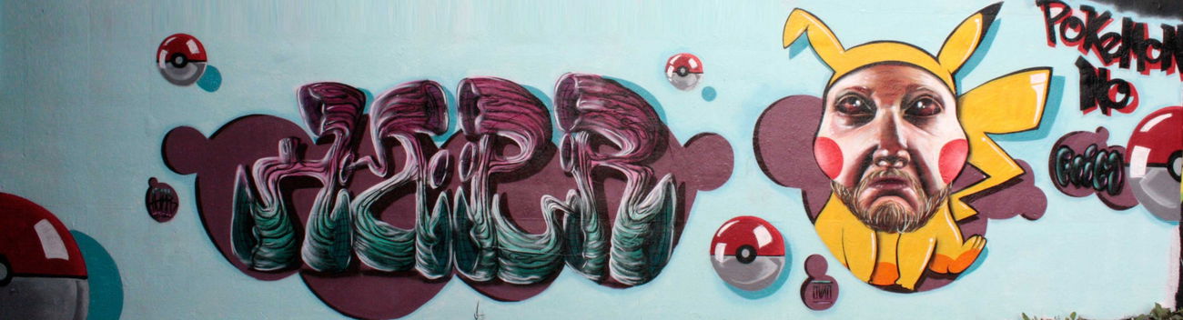 Graffiti Wall - Photo by haer1 - Haer, Ovao, WIM (2016)