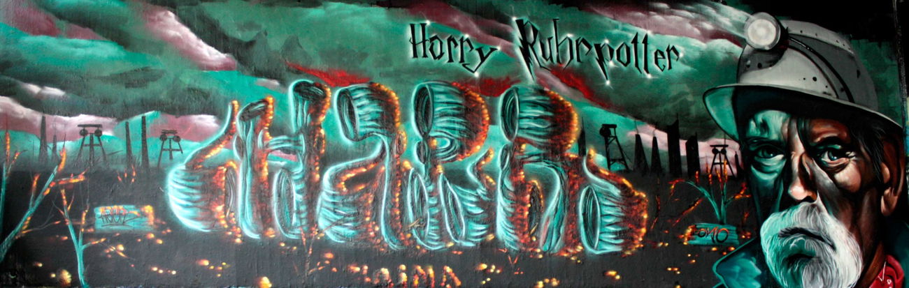 Graffiti Wall - Photo by haer1 - Haer, Ovao, Bochum (2016)