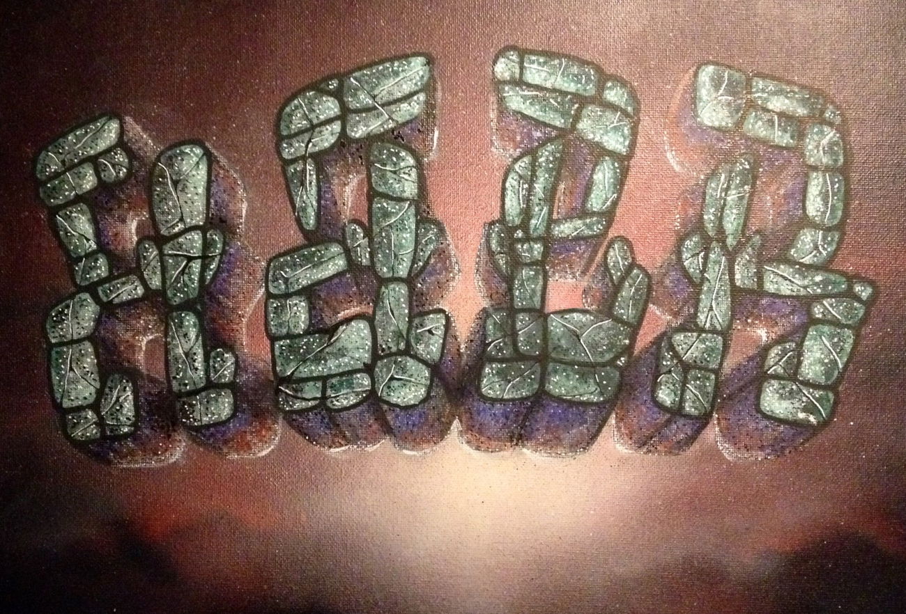 Graffiti Photo by haer1 - Haer, montana, acrylic (2016)