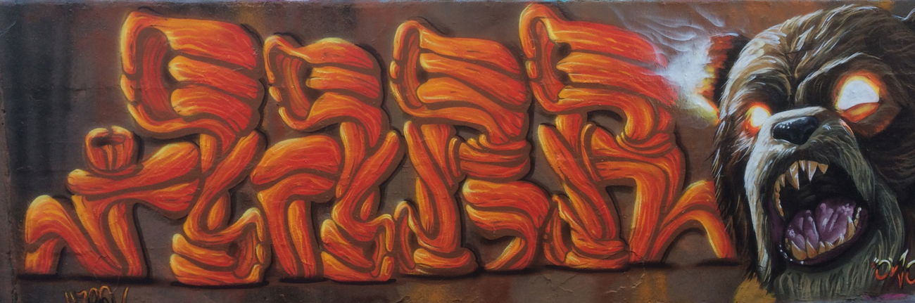 Graffiti Wall - Photo by haer1 - Wim, Haer, ovao (2017)