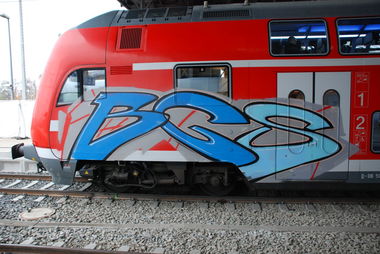 Graffiti Train - Photo by haftbefehl - BGS, Dresden, Train (2013)